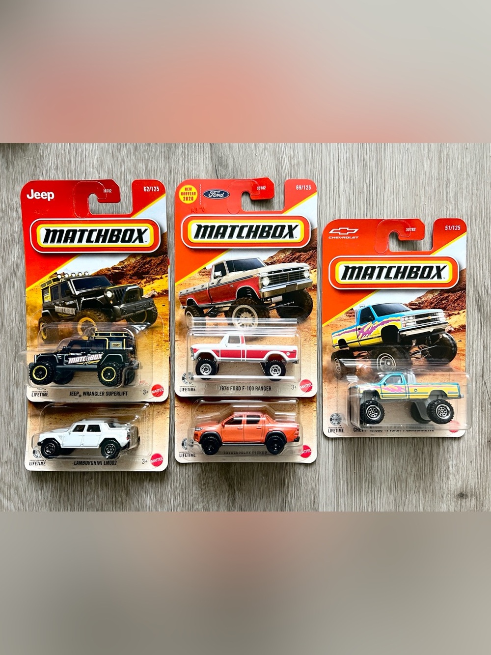 5-Pack Die-Cast Matchbox